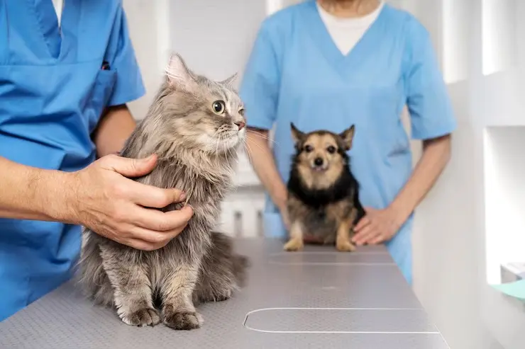 Exame de urina veterinário