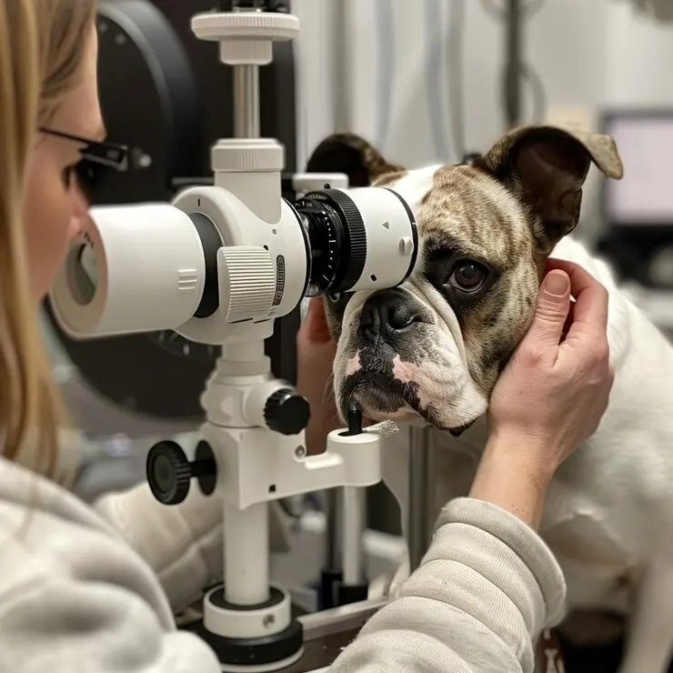 Ultrassom ocular veterinário
